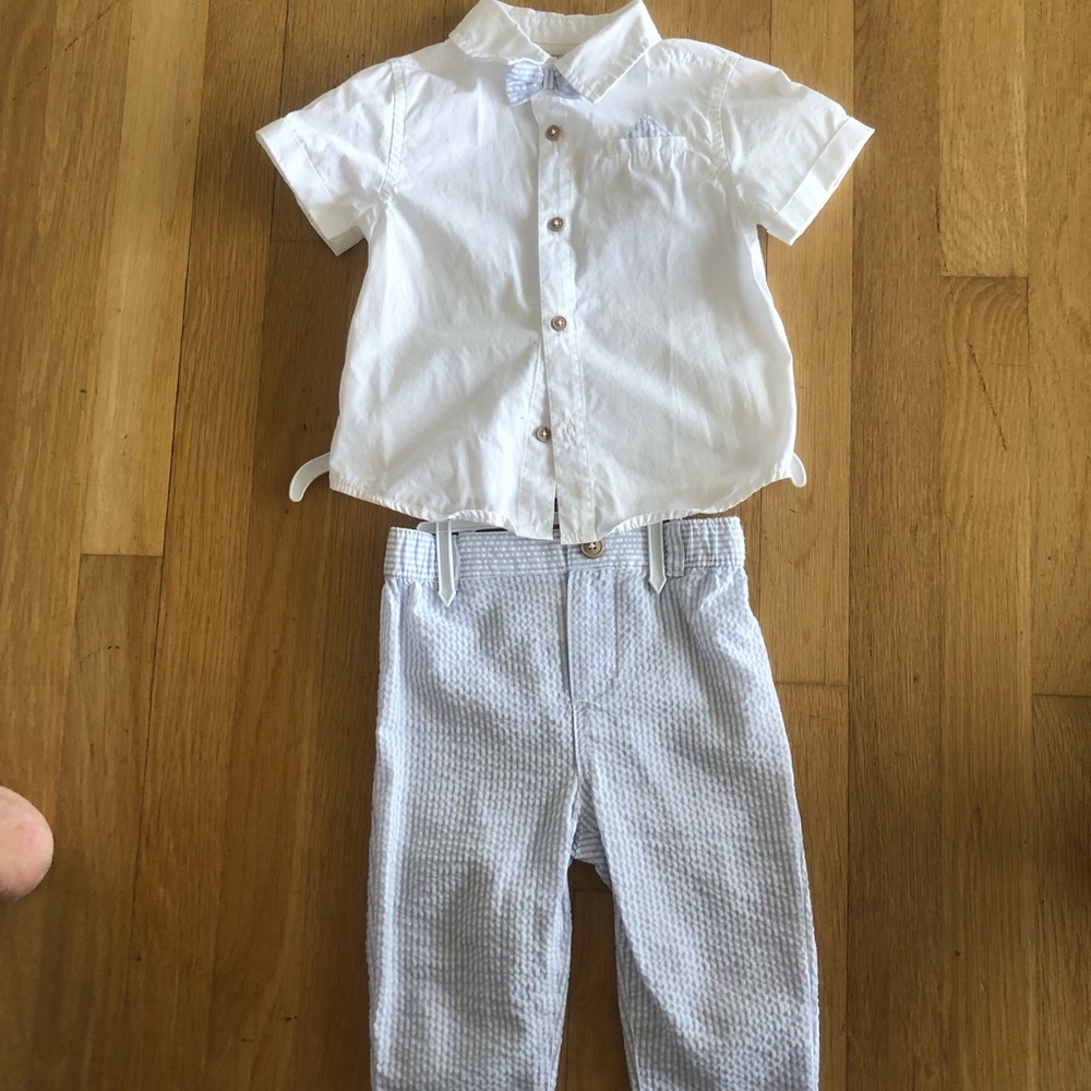 First impression baby tuxedo